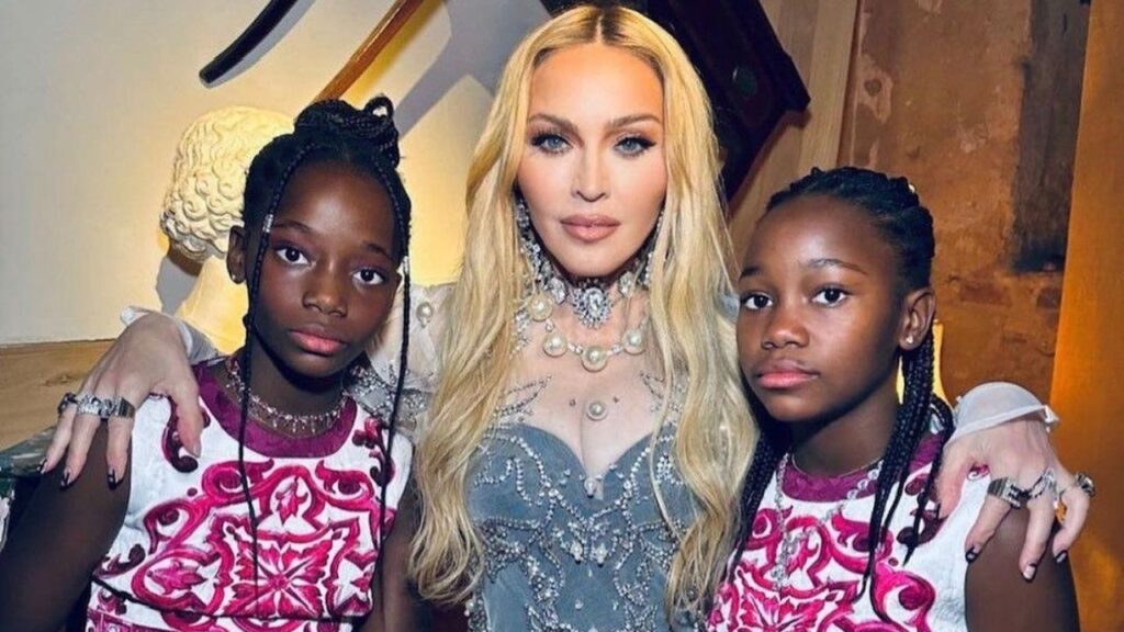 The Queen Of Pop Madonna Celebrates Her 65th Birthday With Daughters Stella And Estere In Matching Dolce Gabbana Prints Feat Image.jpg